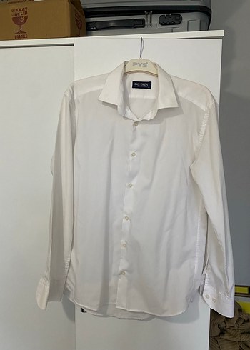 Erkek Beyaz Regular Fit Uzun Kollu Gömlek