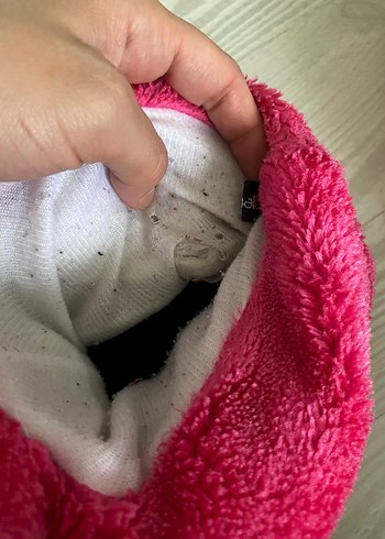 Kadın pembe Tavşanlı Sıcak Ev Terliği - Görsel 7