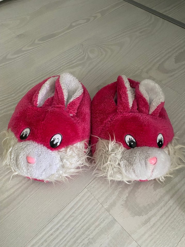 Kadın pembe Tavşanlı Sıcak Ev Terliği - Görsel 2