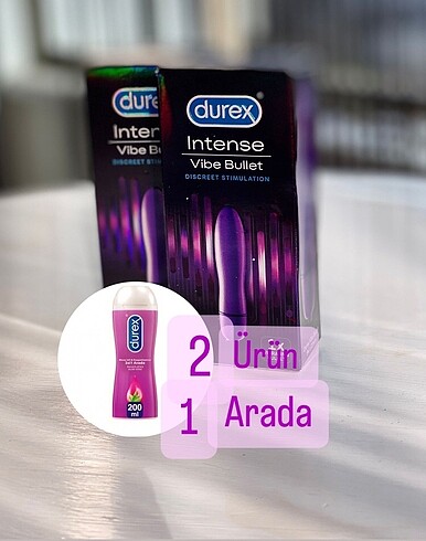 Durex Intense Vibe Titreşimli Vibratör & Masaj Jeli & Kayganlaşt