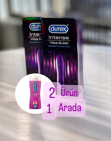 Durex Intense Titreşimli Vibratör & Masaj Jeli & Kayganlaştırıcı