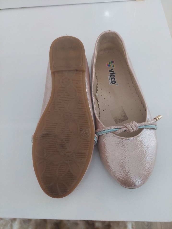 Pembe Blok Topuklu Kadın Babet - Görsel 3