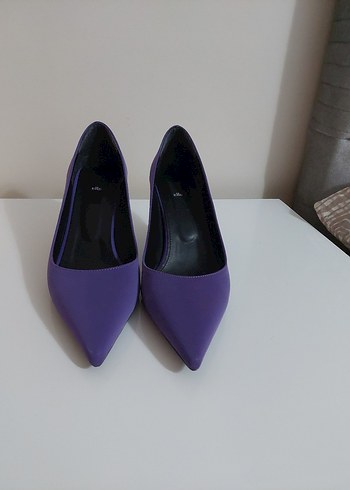 Mor Stiletto Topuklu Kadın Ayakkabı - Görsel 3