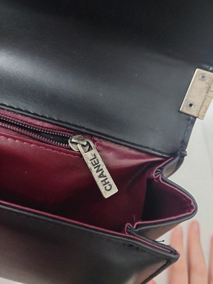 Zincir Detaylı Siyah Deri Kadın Çanta - Görsel 4