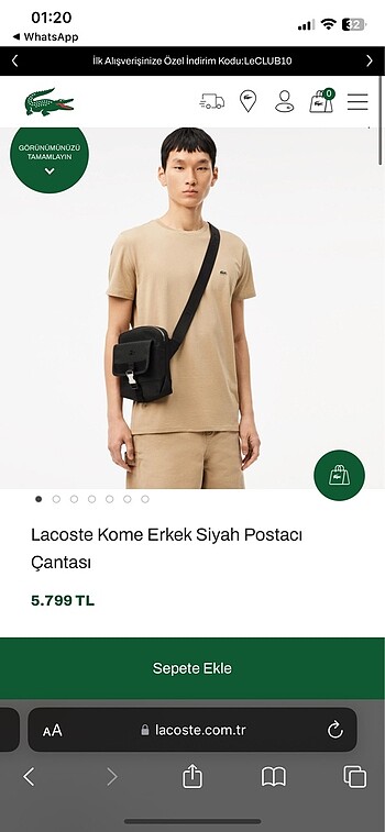 Lacoste çanta