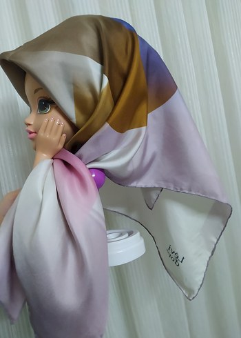 levidor ipek eşarp - Görsel 2