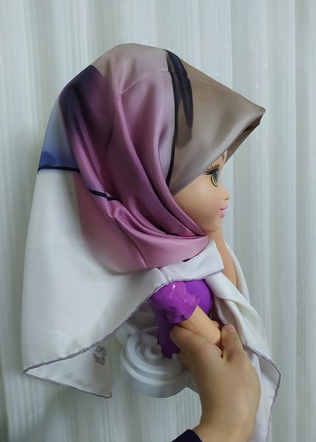 levidor ipek eşarp - Görsel 5