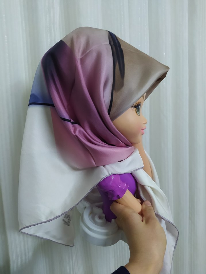 levidor ipek eşarp - Görsel 5