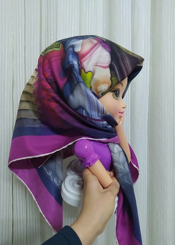 silk home ipek eşarp - Görsel 6