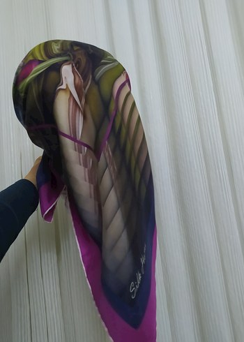 silk home ipek eşarp - Görsel 7