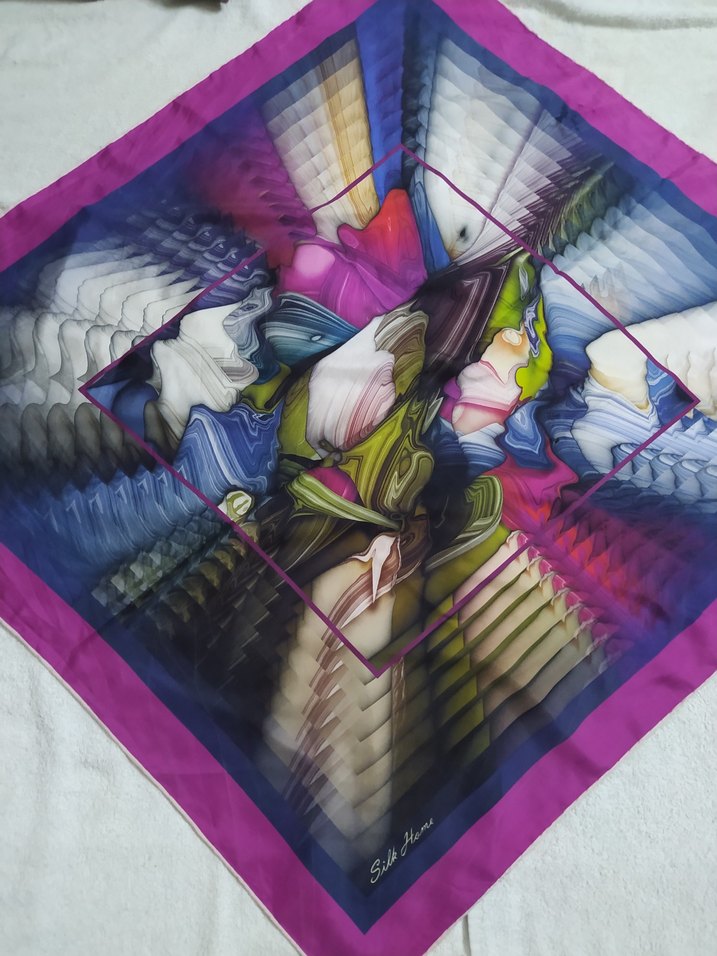 silk home ipek eşarp - Görsel 3