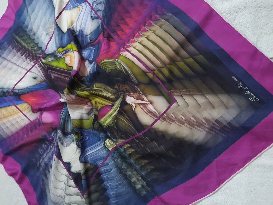 silk home ipek eşarp - Görsel 5