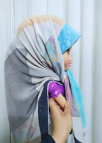 büyük boy vitinge İpek eşarp - Görsel 6