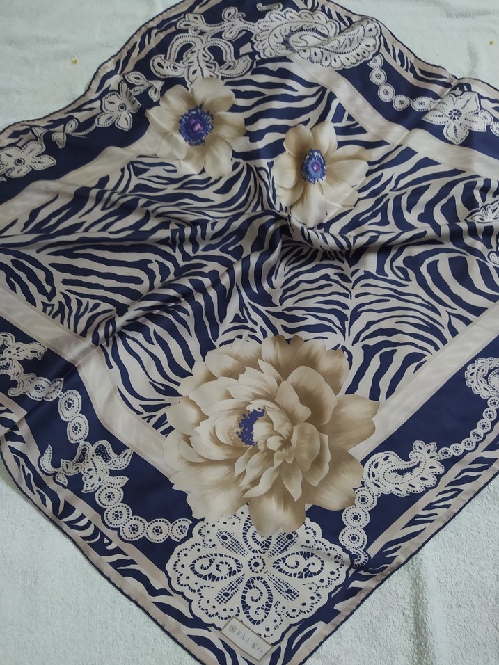 orijinal Vakko ipek eşarp - Görsel 5