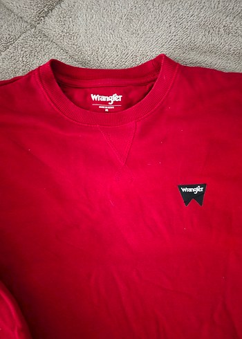 wangler kırmızı Erkek Uzun Kollu Sweatshirt - Görsel 2