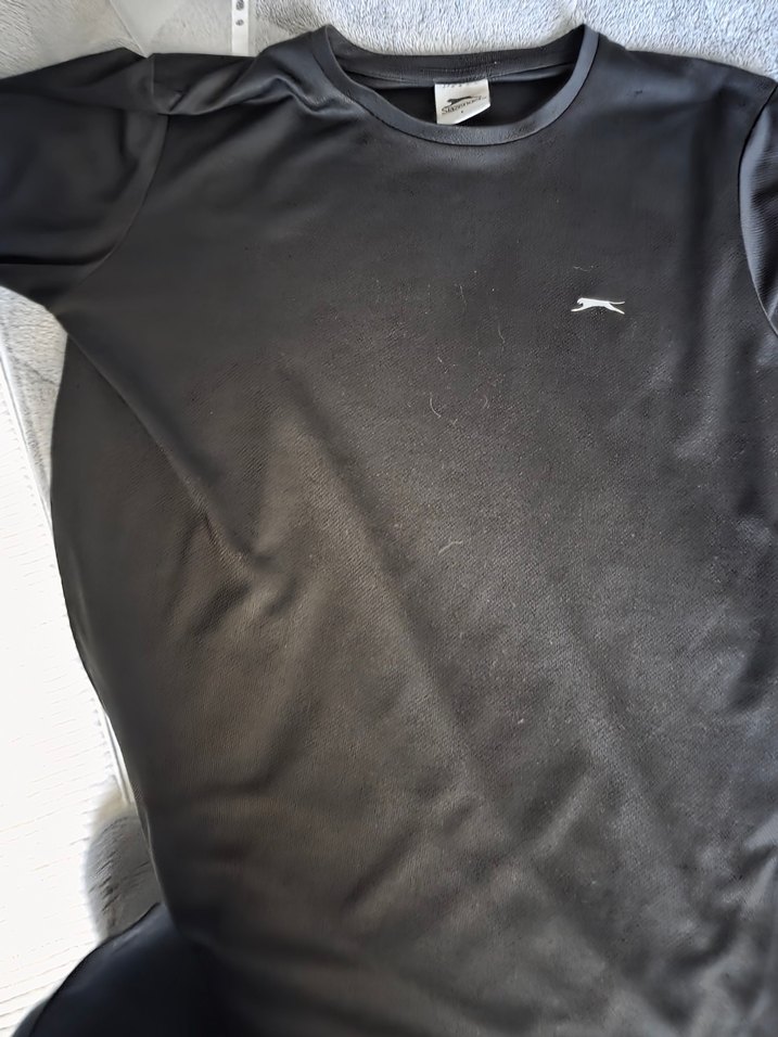 siyah erkek uzun kol tişört  Spor Kesim - Görsel 2