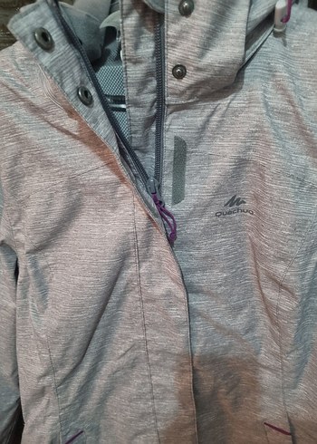 Quechua Gri Kadın Spor Outdoor Ceket quechua decathlon