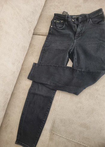 antrasit gri Kadın Denim Pantolon