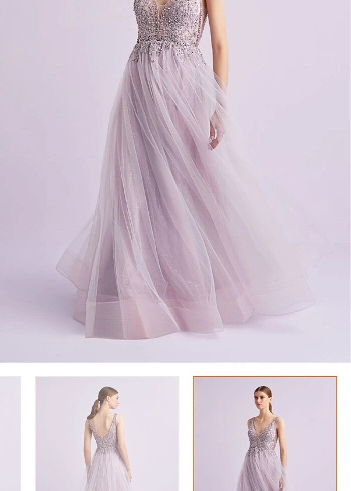 Oleg Cassini elbise - Görsel 3