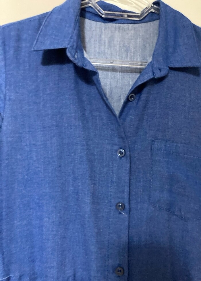 Kot rengi elbise - Görsel 2