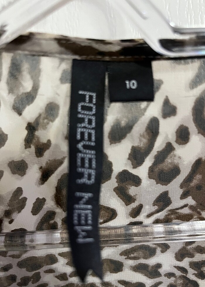 Leopar elbise - Görsel 2