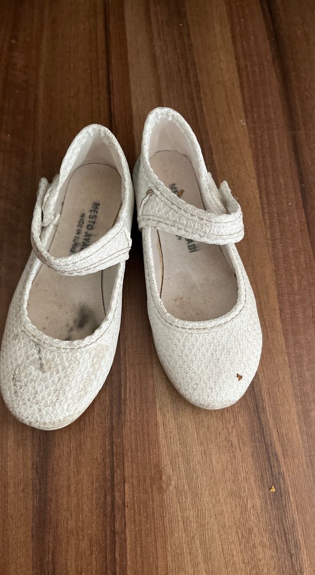 Beyaz Kız Çocuk Babet Ayakkabı - Görsel 3