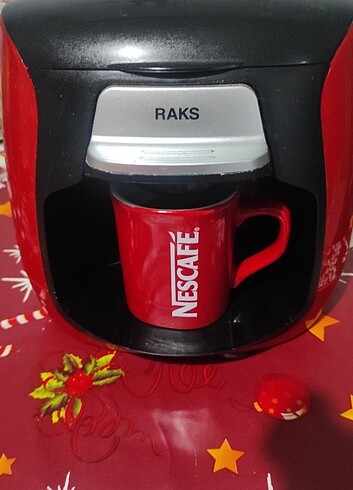 Raks Luna Max Filtre kahve Makinesi kırmızı  - Görsel 7