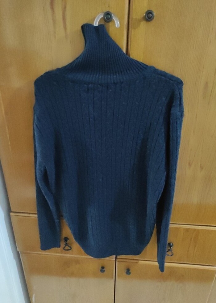 Boğazlı kışlık kazak - Görsel 5