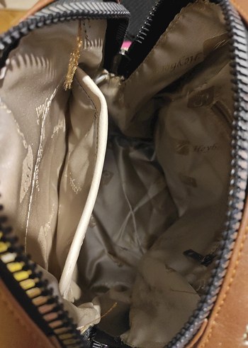 Deri Kahverengi Yılan Desenli Kadın Çanta - Görsel 8