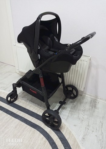 KANZ Siyah Bebek Arabası