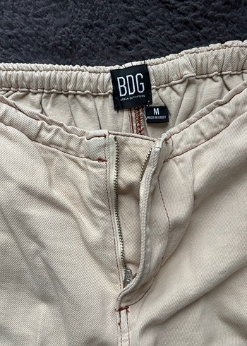 Bej Krem Bdg Jeans Urban Outfitters Kumaş Cargo Pants - Görsel 4