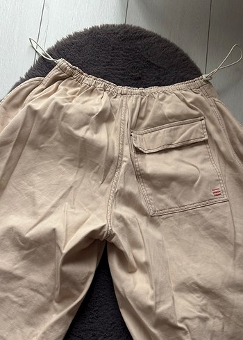 Bej Krem Bdg Jeans Urban Outfitters Kumaş Cargo Pants - Görsel 5