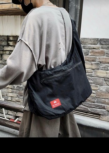 Salaş Kesim Siyah Kadın Uzun Çanta Çapraz Yelek gibi Çanta - Görsel 3