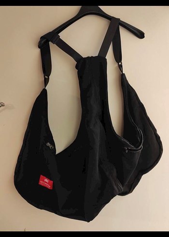 Salaş Kesim Siyah Kadın Uzun Çanta Çapraz Yelek gibi Çanta - Görsel 6