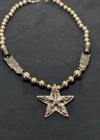 Altın Renkli Boncuklu Bohem Midi Kolye - Görsel 2