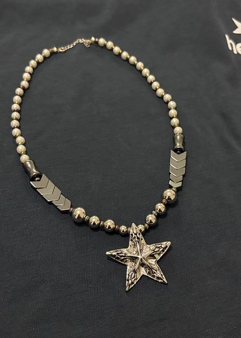 Altın Renkli Boncuklu Bohem Midi Kolye - Görsel 4