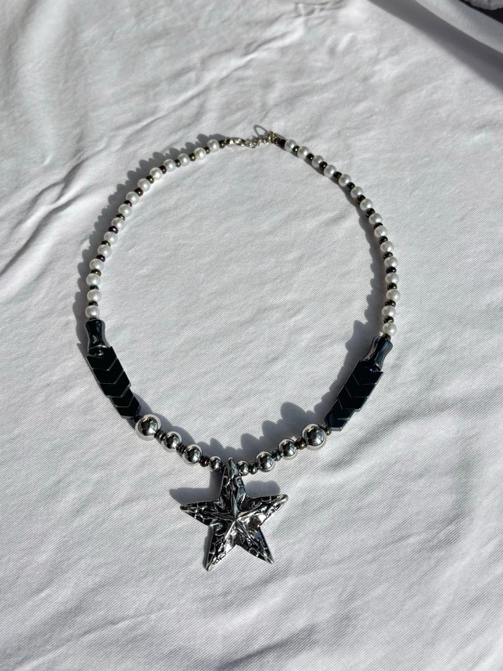 Altın Renkli Boncuklu Bohem Midi Kolye - Görsel 5