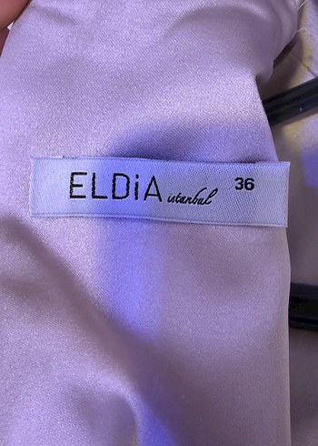 İşlemeli Uzun Bej Abiye Elbise - Görsel 4