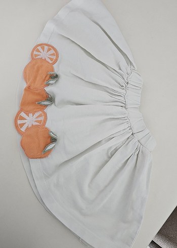 Renkli Baskılı Kısa Kollu Bebek Kız Kombini - Görsel 3