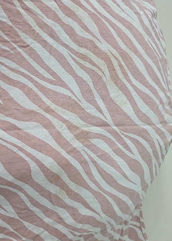 Pembe Zebra Desenli Emzirme ve Hamile Yastığı - Görsel 8