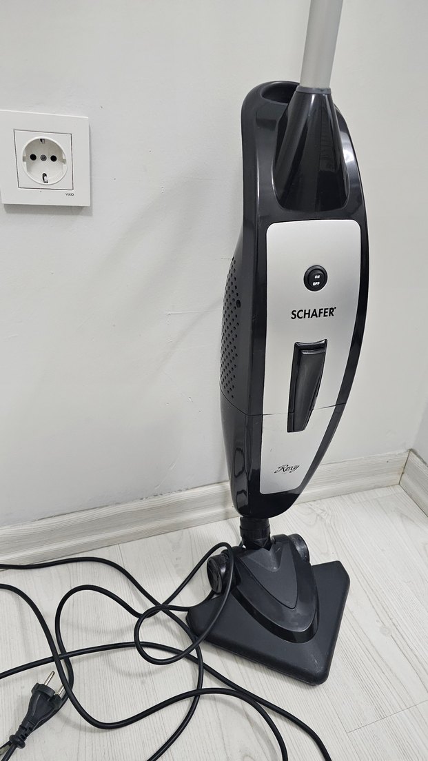 Schafer Beyaz Gri Elektrikli dikey Süpürge - Görsel 2