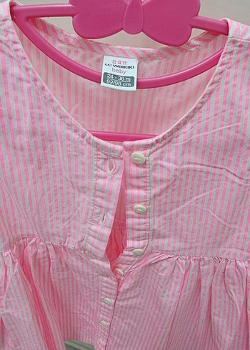 LC Waikiki Pembe Kız Çocuk Fırfırlı Elbise