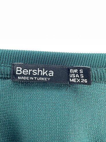 s Beden yeşil Renk Bershka Kısa Elbise %70 İndirimli.