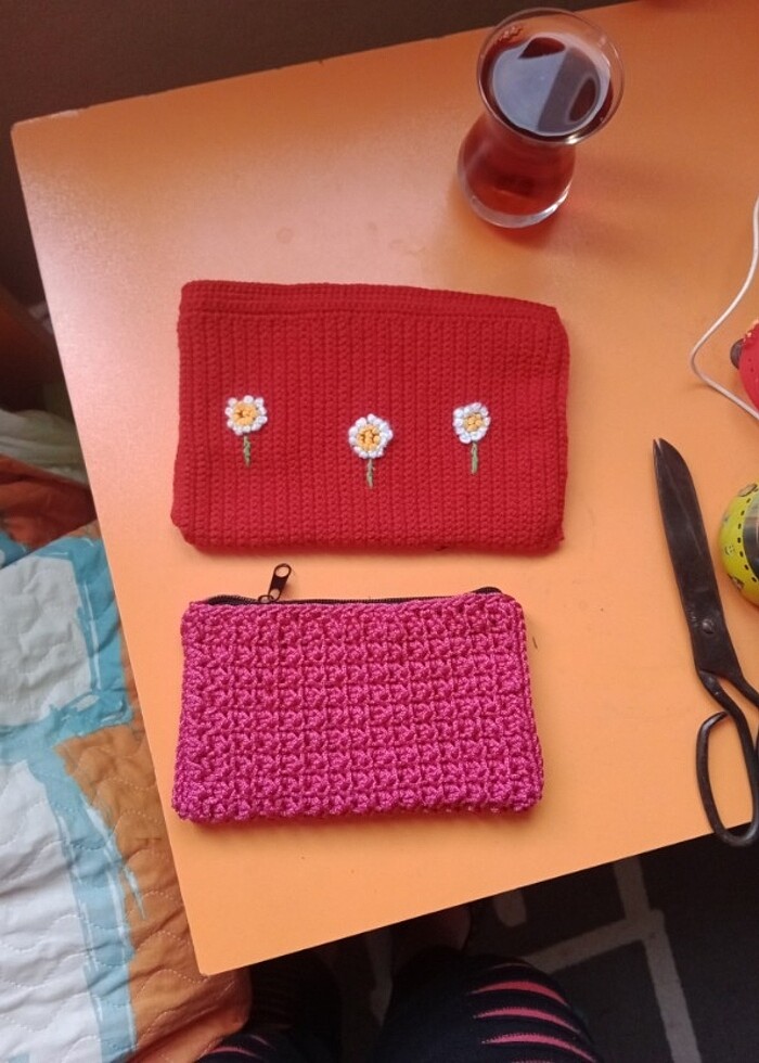 Cüzdan elişi  örgü cuzdan fıyat 130 - Görsel 4