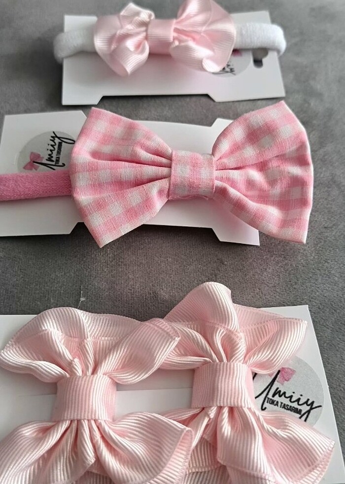 Kız çocuk bandana set - Görsel 3