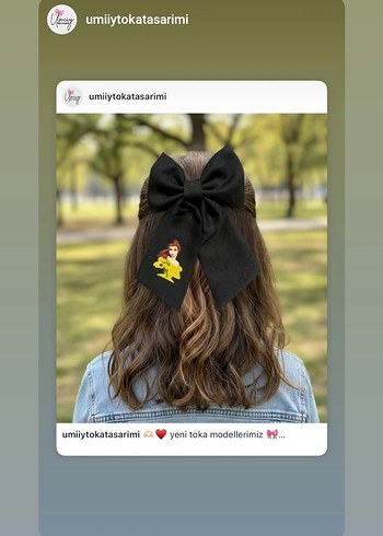 İnci Detaylı Bej Fiyonk Toka - Görsel 4