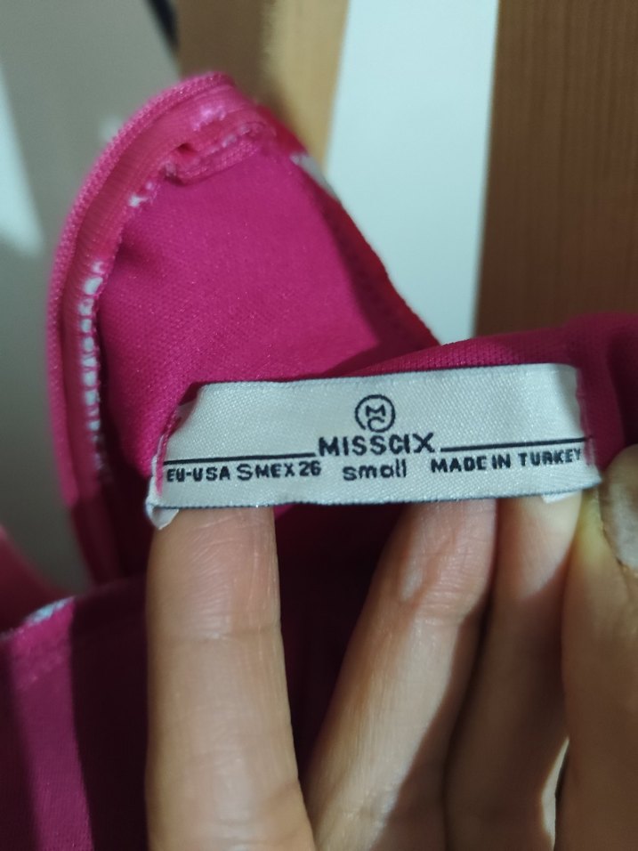 Pembe Straplez Desenli Hamile Bluzu - Görsel 5