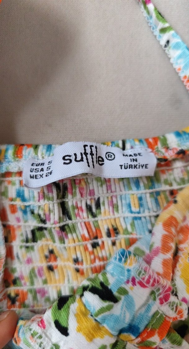 Renkli Desenli elbise - Görsel 2