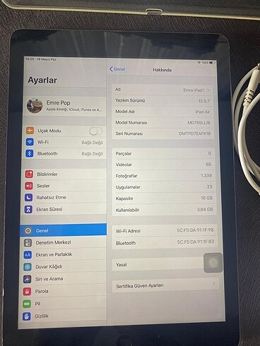 Beden iPad Air Tablet 9.7 inç