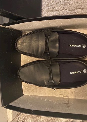 Tokalı Siyah Erkek Çocuk Loafer Ayakkabı - Görsel 2